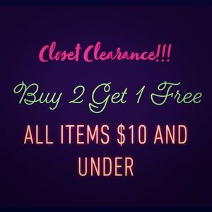💥💥CLOSET CLEARANCE!! 💥💥